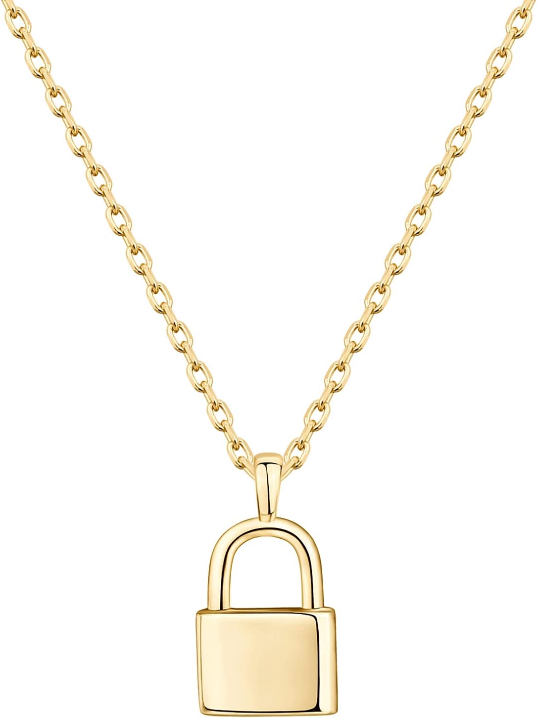 PAVOI Collar con colgante de circonita cúbica delicada chapado en o...