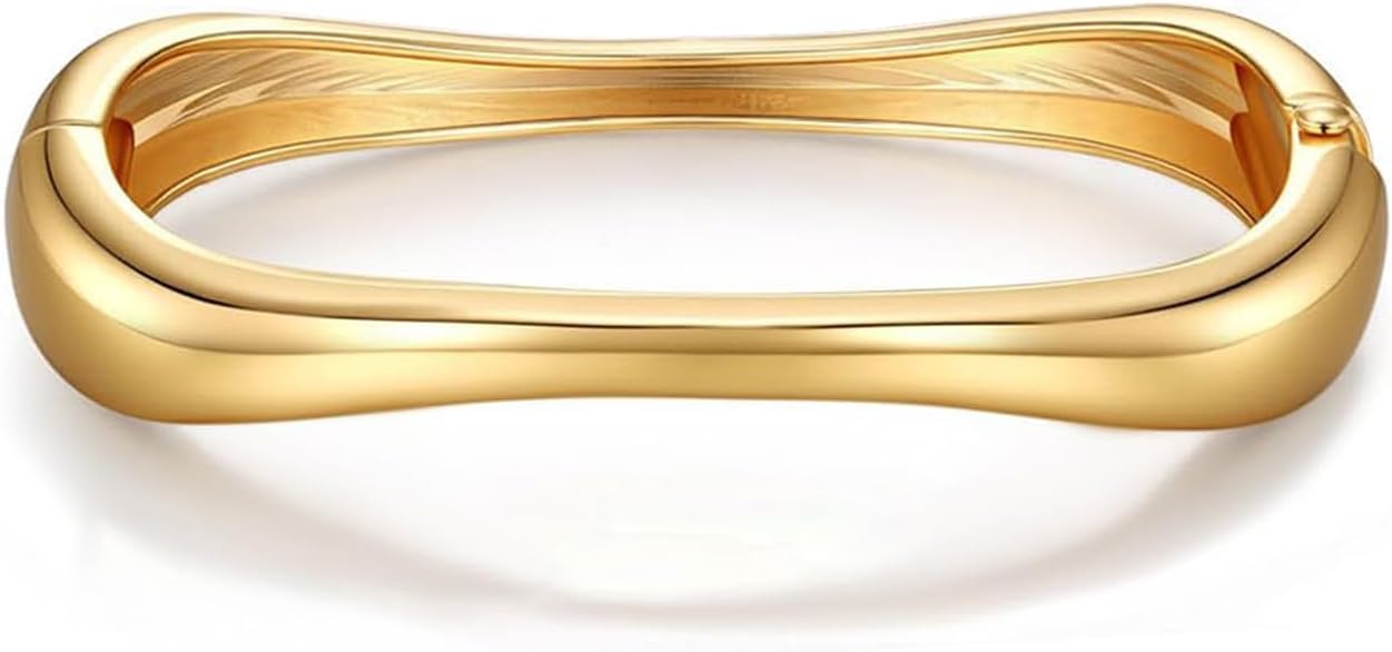 MTINAPS Brazalete de oro para mujeres y adolescentes, pulsera de mo...