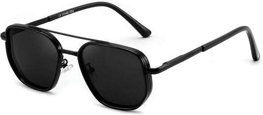 FEISEDY - Lentes de sol polarizados estilo aviador para hombres, ma...