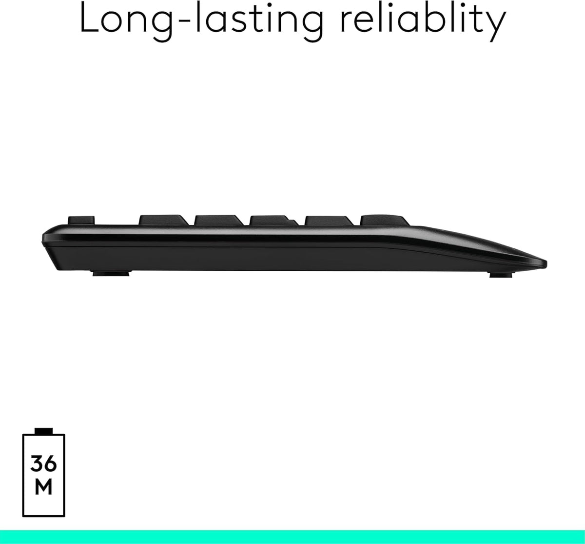 Combinación de teclado y mouse inalámbricos Logitech MK345 | Reposa...