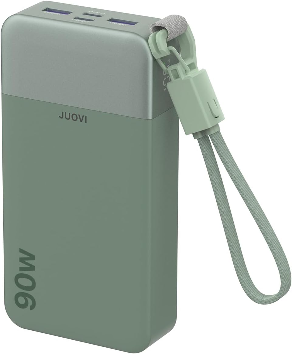 JUOVI Cargador portátil del ordenador portátil del banco 90W 20000m...