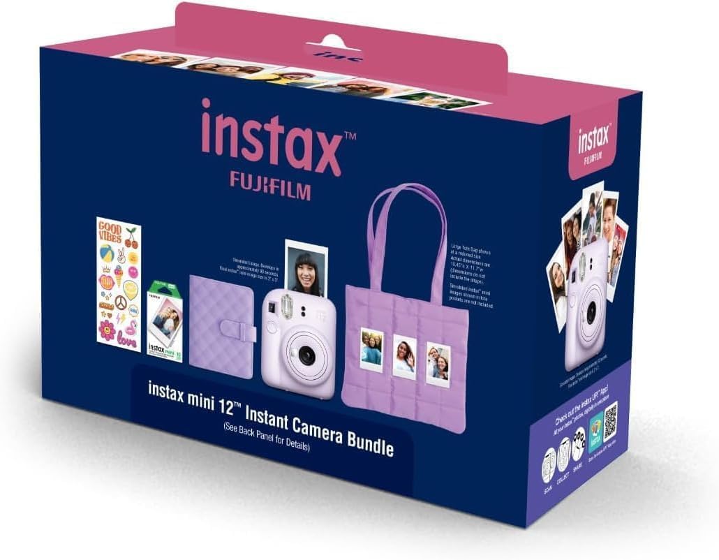 Paquete navideño FUJIFILM INSTAX Mini 12 2025 | con película extra...