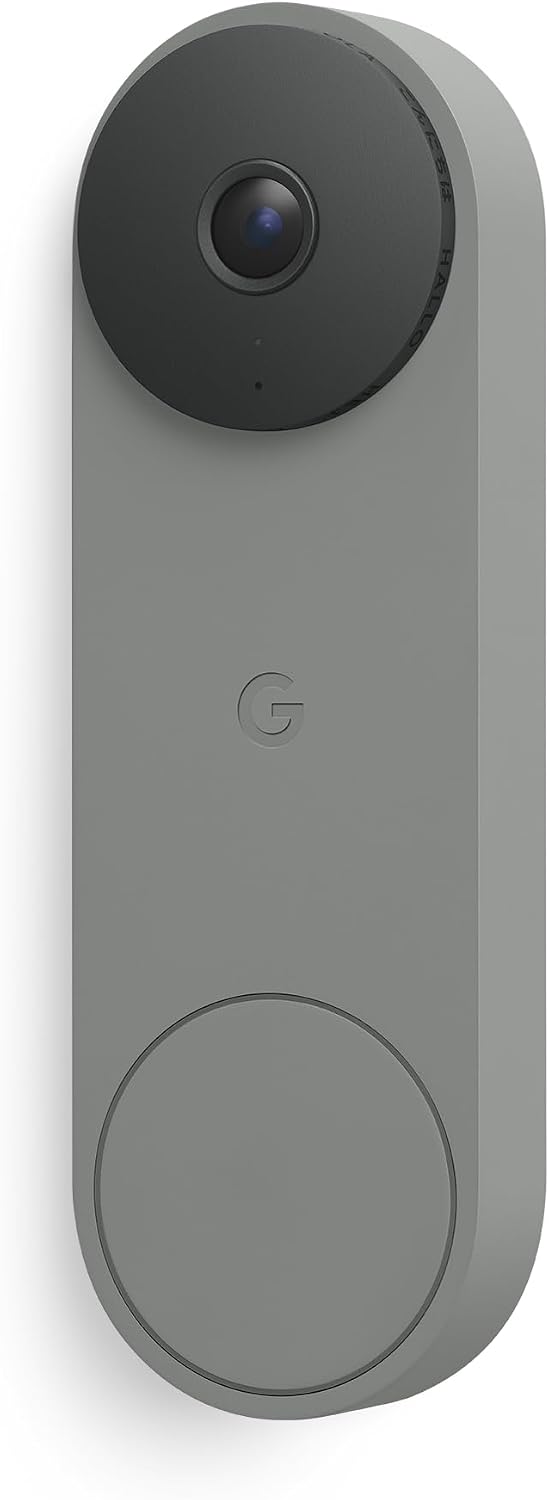 Google Nest Doorbell (Con cable, 3ª generación) - Video 2K y Gemini...