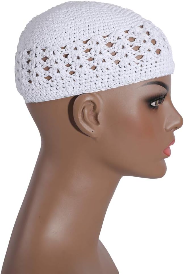 Gorros unisex de algodón de primera calidad para tejer calavera, go...
