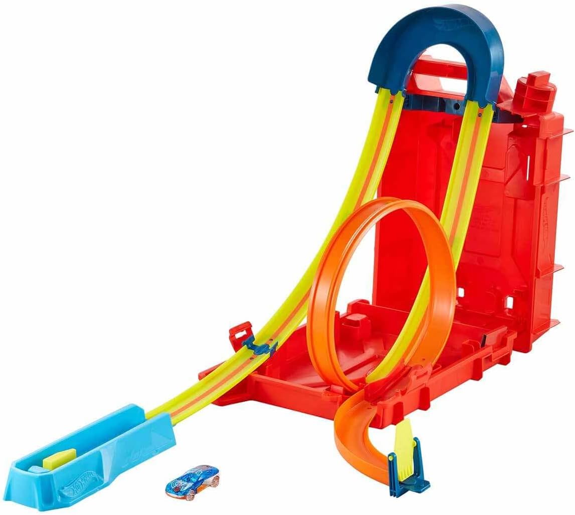 Hot Wheels Juego de autos de juguete, Track Builder Unlimited Plays...