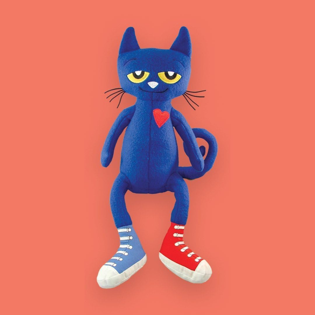 Gato de peluche "Pete el gato", de Merry Makers, Azul