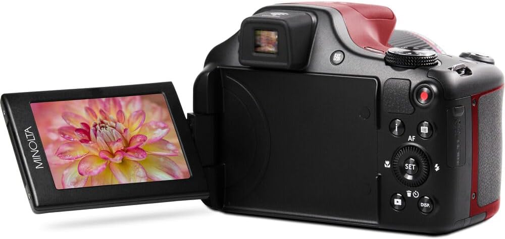 MINOLTA MN67Z - Cámara digital de puente FHD de 20 MP \/ 1080P con...