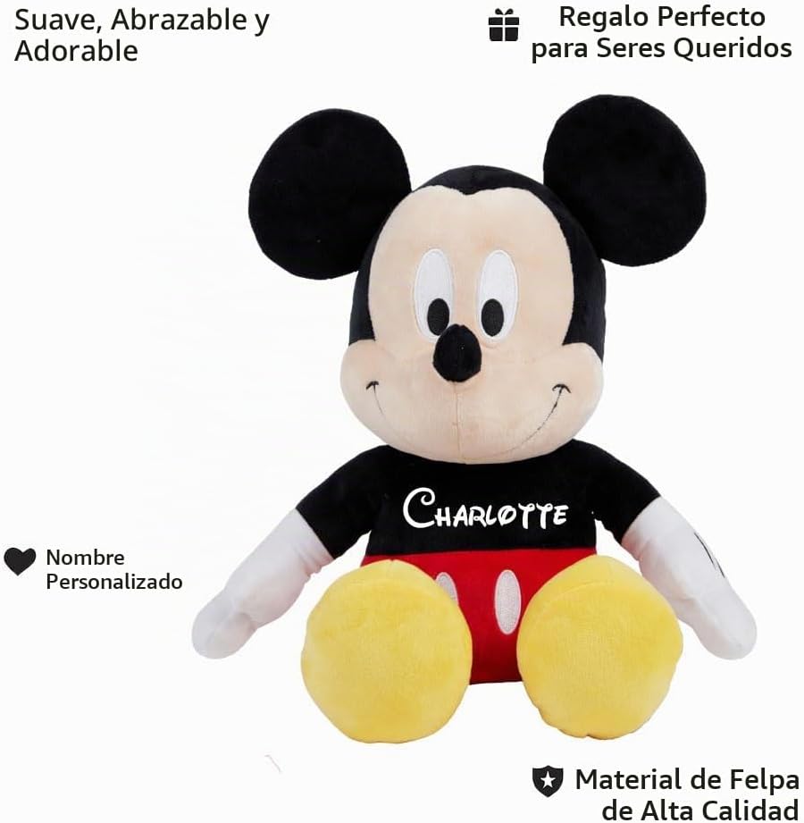Disney Juguete suave de personaje oficial para niños, personaje de...