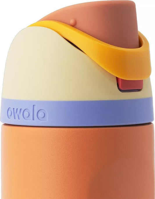 Owala FreeSip - Botella de agua de acero inoxidable, merengue de li...