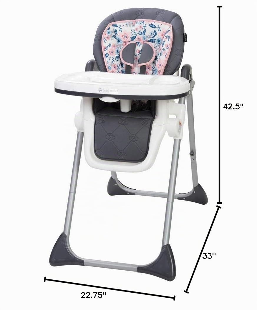 Baby Trend Tot Spot - Silla alta 3 en 1, Bluebell | Arnés de seguri...