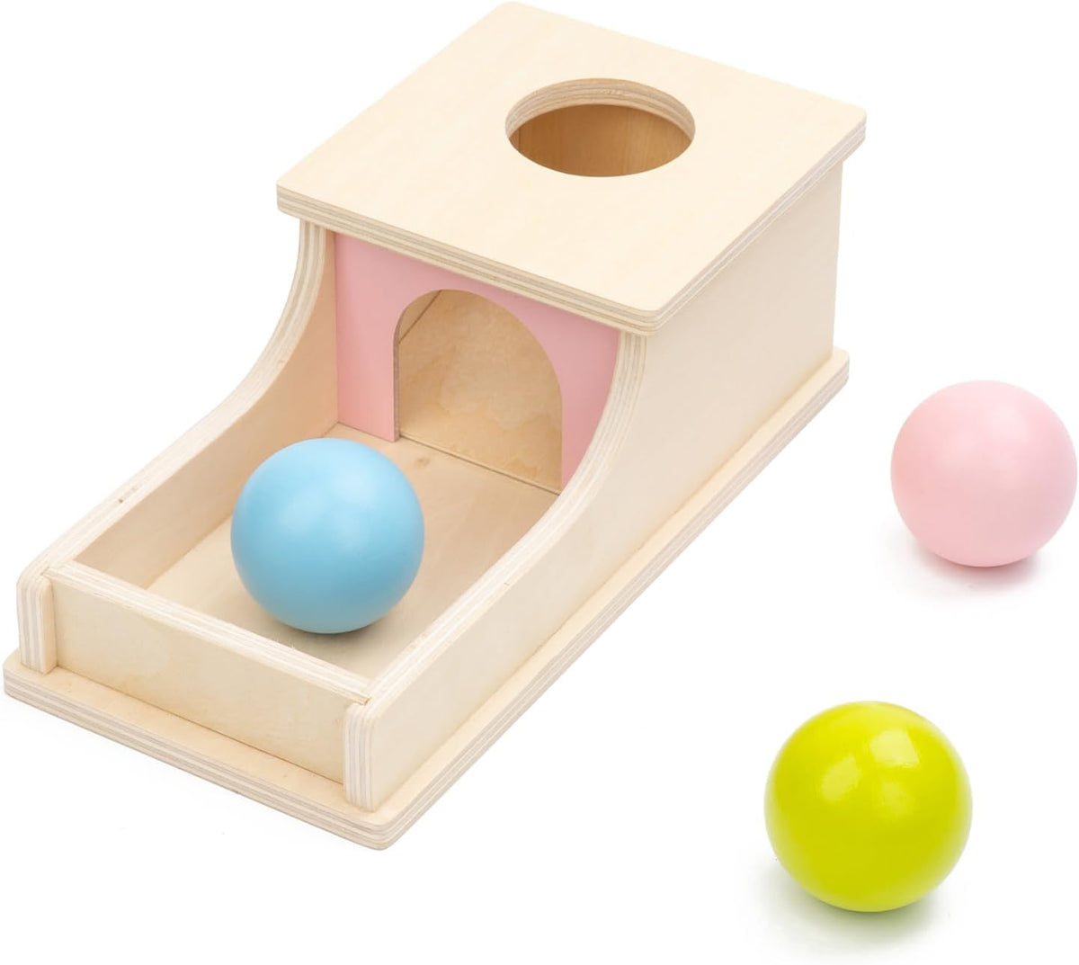 Busy edition Juguetes Montessori para niños de 1 año, caja de perma...