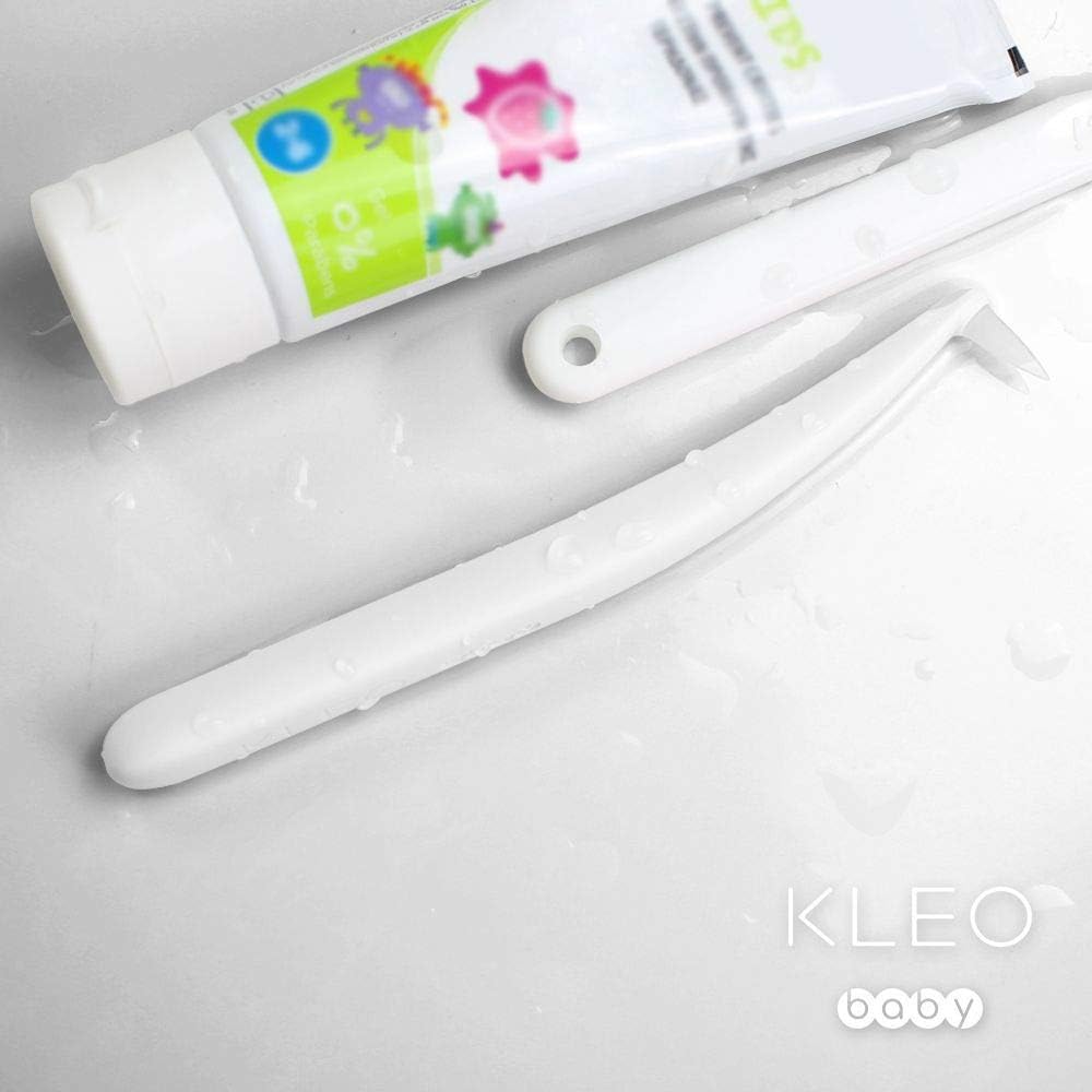 Kleo Palillo dental para bebés, seguro y suave para limpieza de die...