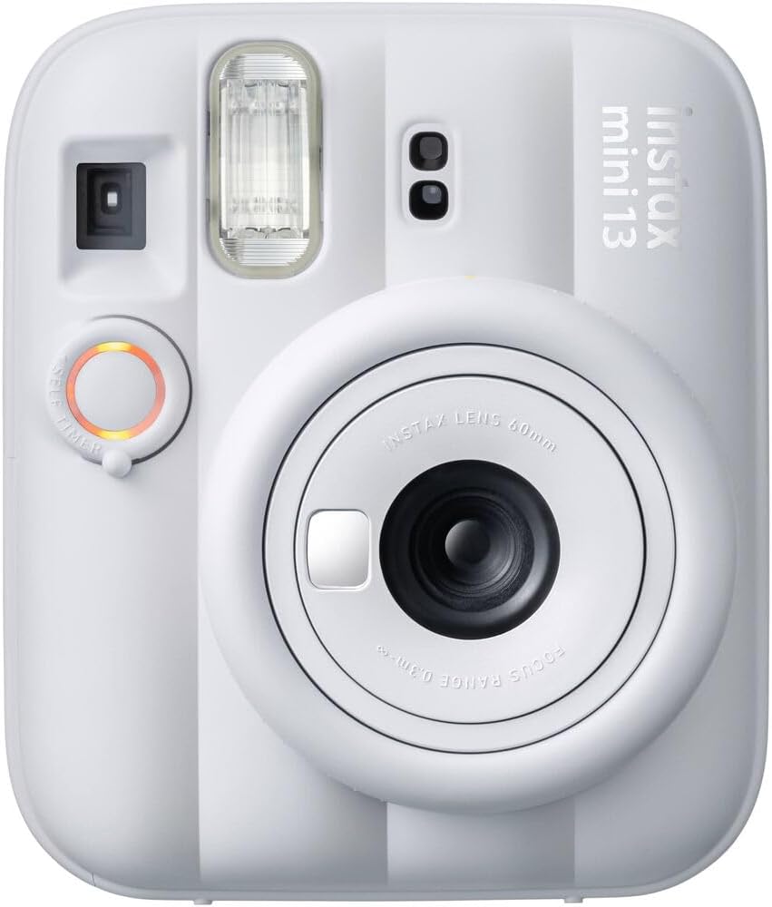 Cámara instantánea Fujifilm Instax Mini 13 blanca con juego de pelí...