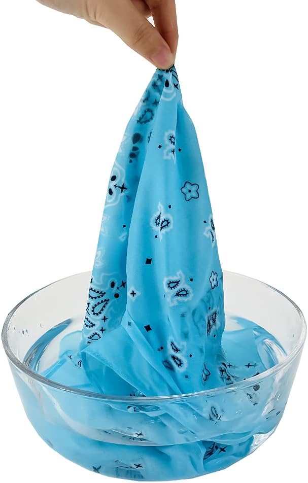 HankieWorld Paquete de 6, 12 bandanas de 2 lados impresos de 22 pul...