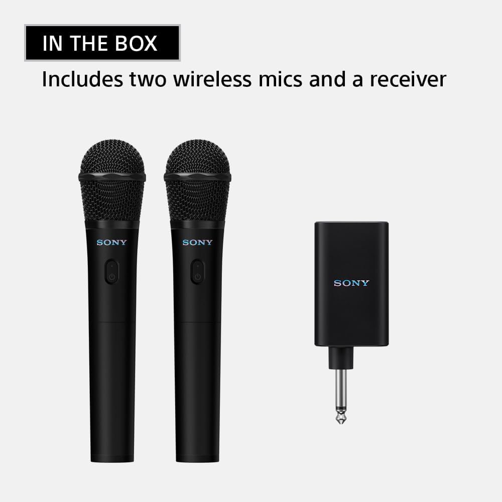 Sony Micrófono inalámbrico ULT MIC para karaoke, dos micrófonos | B...