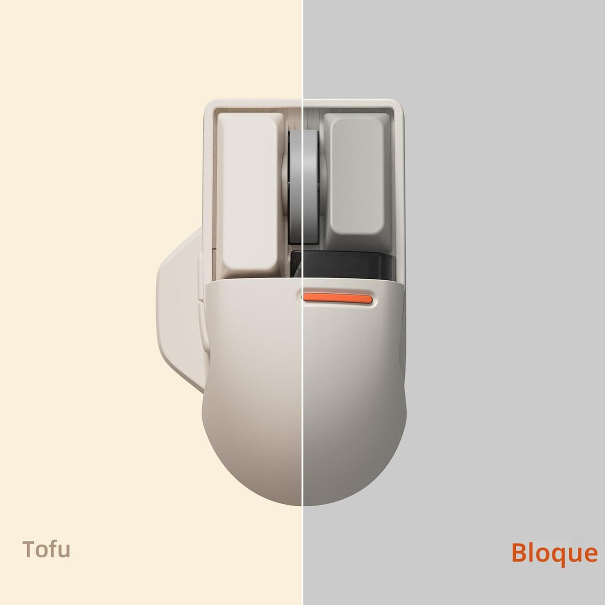 LOFREE Touch PBT Ratón inalámbrico con receptor USB, Bluetooth, con...
