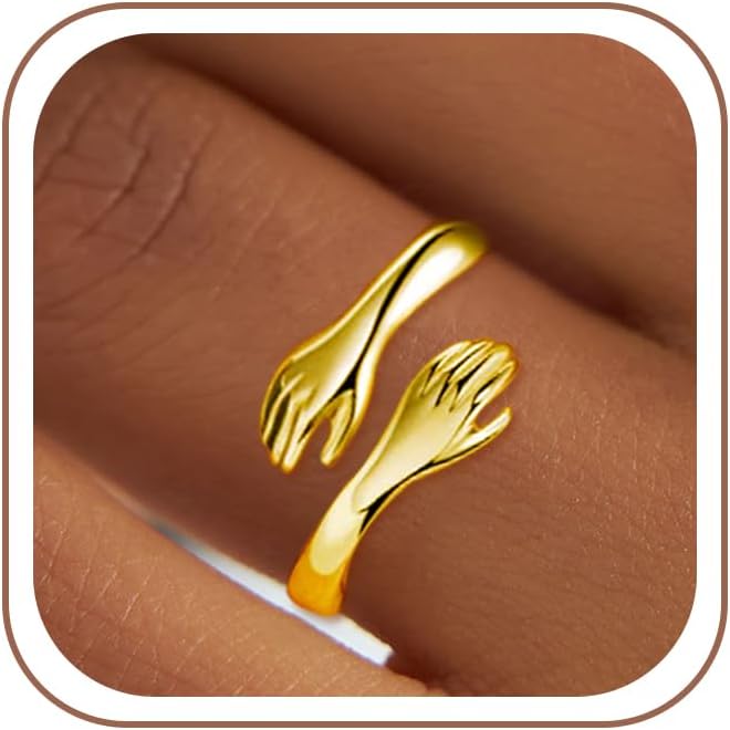 C-leen Anillo de Abrazo para Mujeres y Adolescentes, Anillo Ajustab...