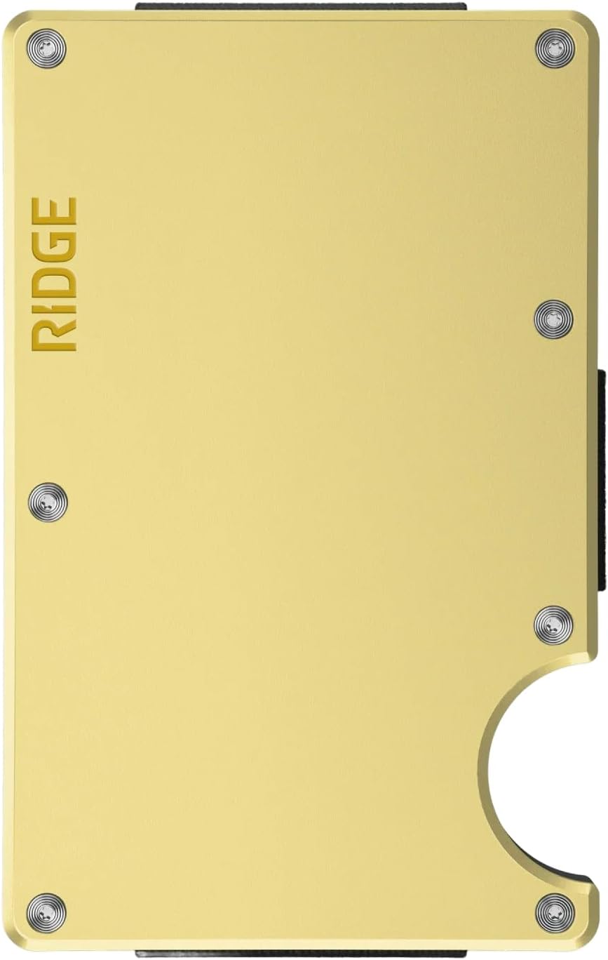 The Ridge Cartera delgada minimalista para mujer, con bloqueo RFID,...