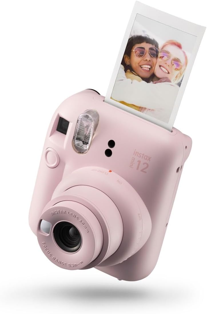 Cámara instax mini 12, color Rosa Flor