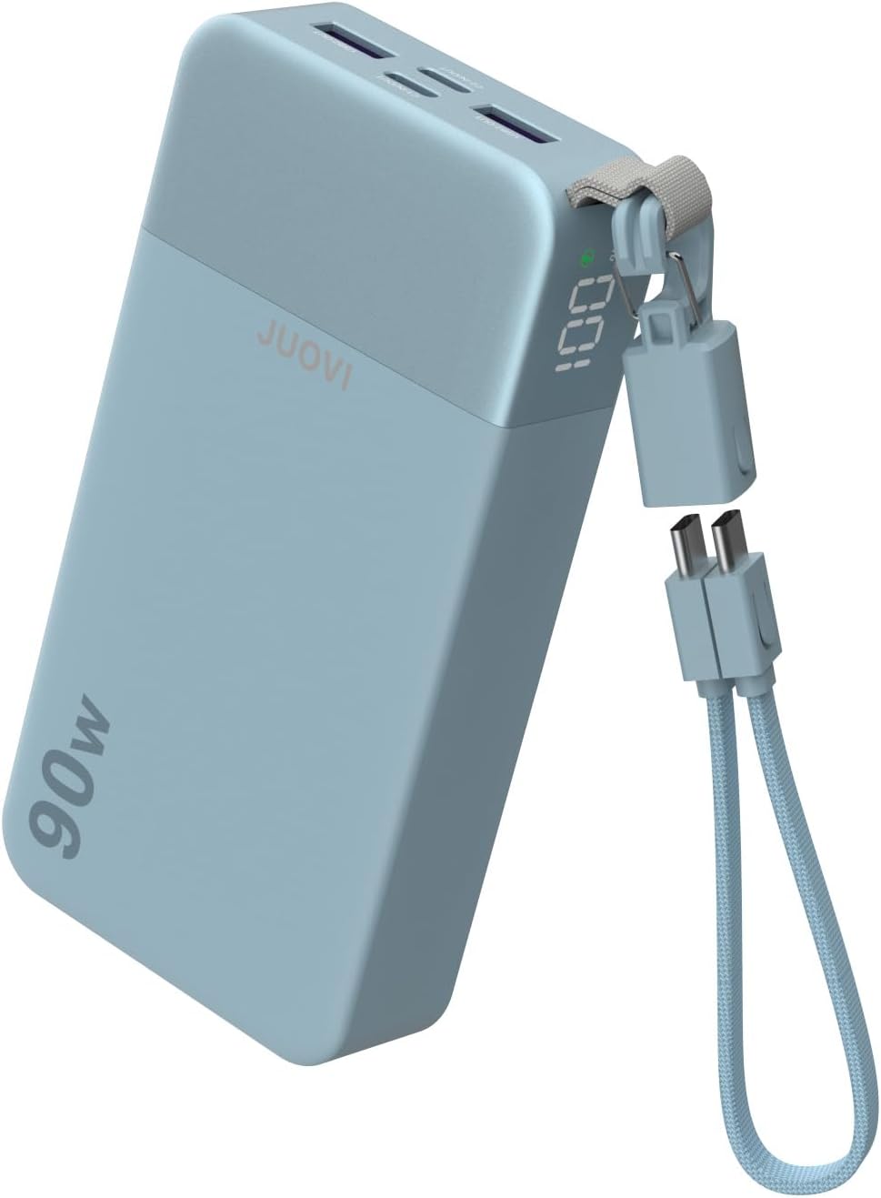 JUOVI Banco de energía de alta velocidad de 90 W de 20000 mAh con c...
