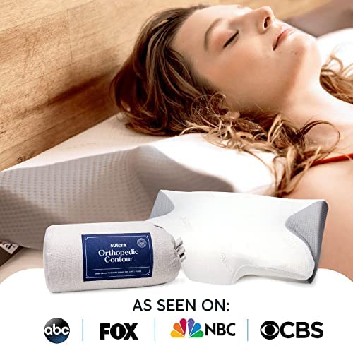SUTERA - Almohada Dream de espuma viscoelástica de contorno profund...