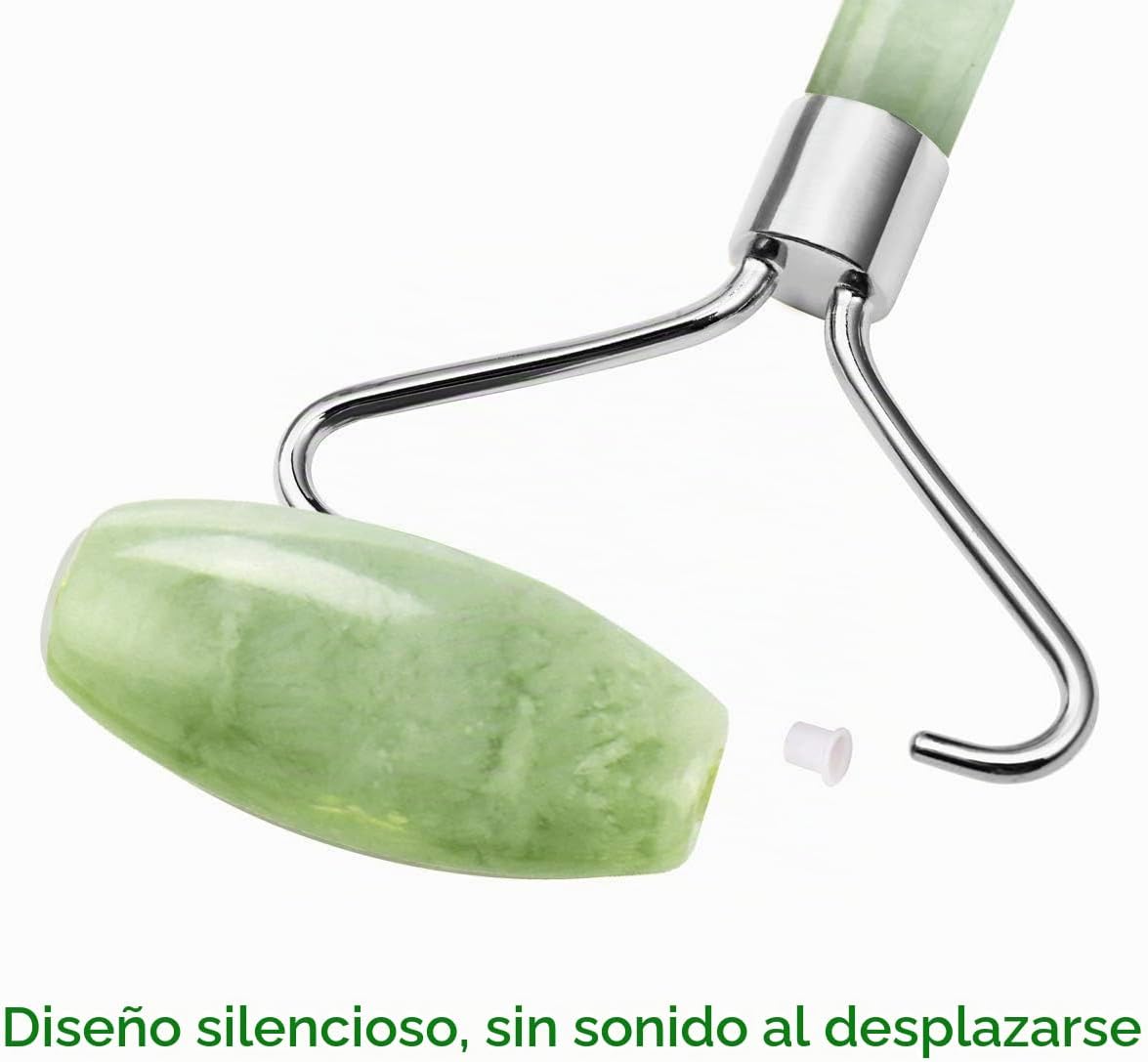 Kimkoo Juego de rodillos de jade para la cara 3 en 1 Con herramient...