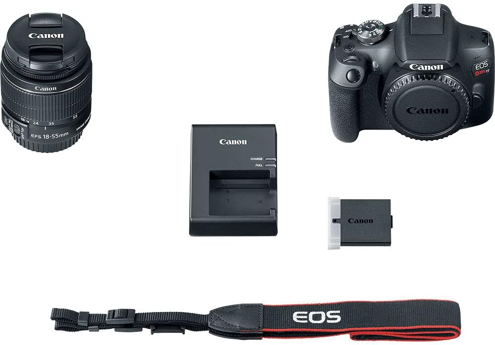 Canon EOS Rebel T7 - Cámara DSLR con sensor CMOS APS-C de 24.1 MP c...