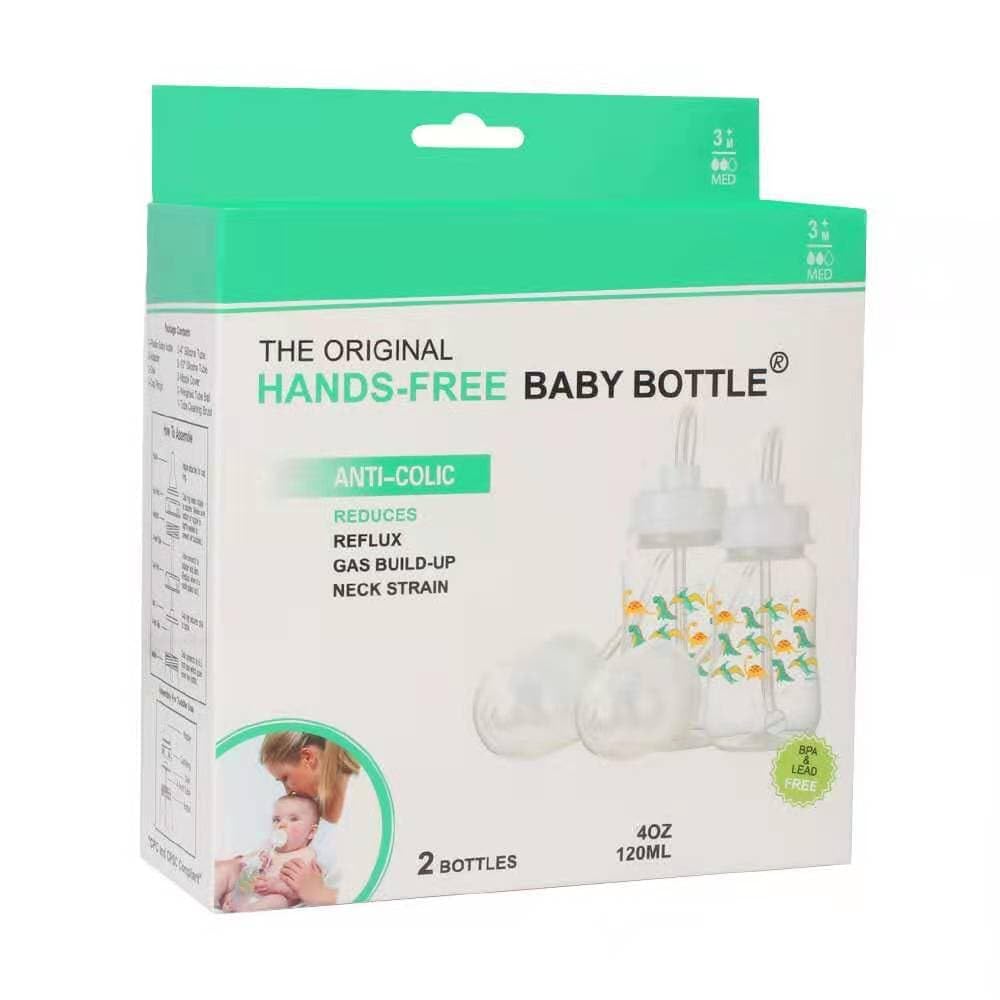 Hands-Free Baby Bottle - Sistema de enfermería anticólicos biberón...