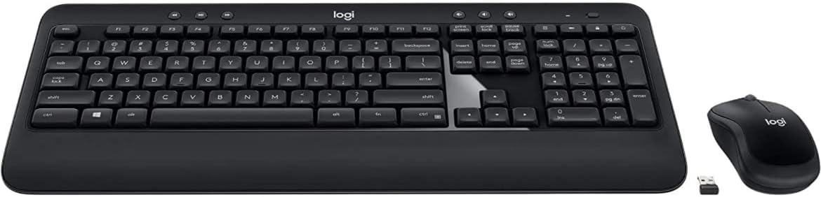 Logitech Teclado y mouse inalámbricos combinados avanzados