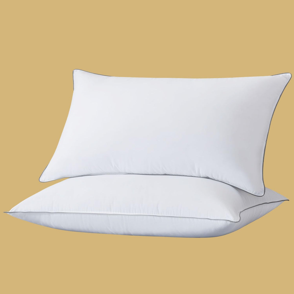 INSPIRE CRAFTER Juego de 2 rellenos de almohada de fibra de plumón...