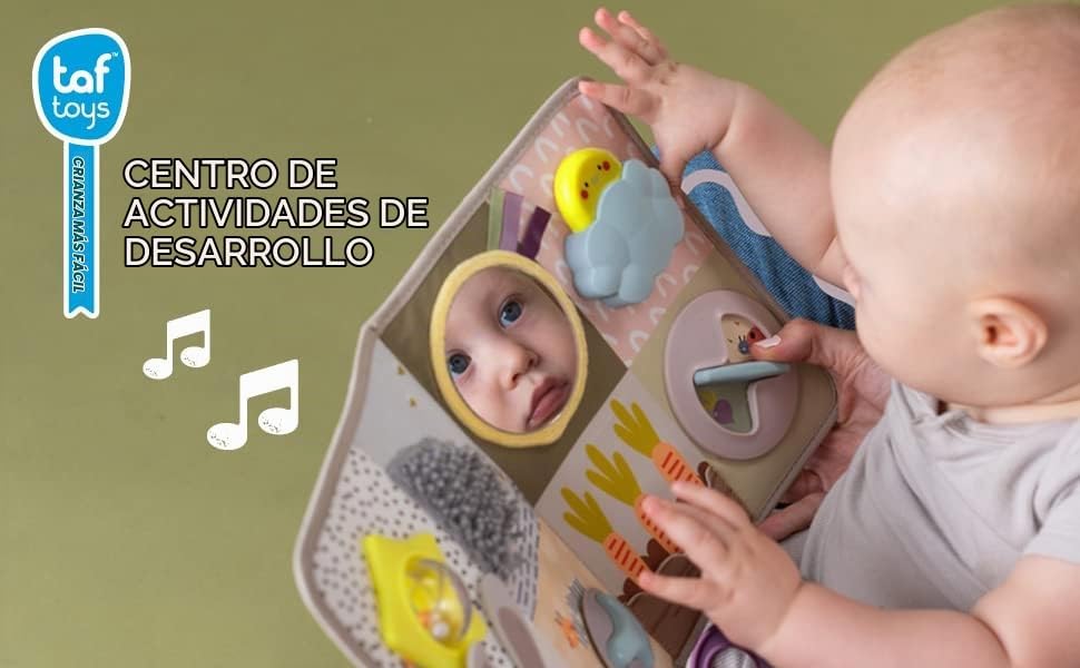 Taf Toys Tablero de actividades para recién nacidos y niños pequeño...