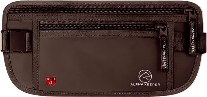 Conjunto de cinturón de viaje para el dinero, RFID, bloqueo de las...