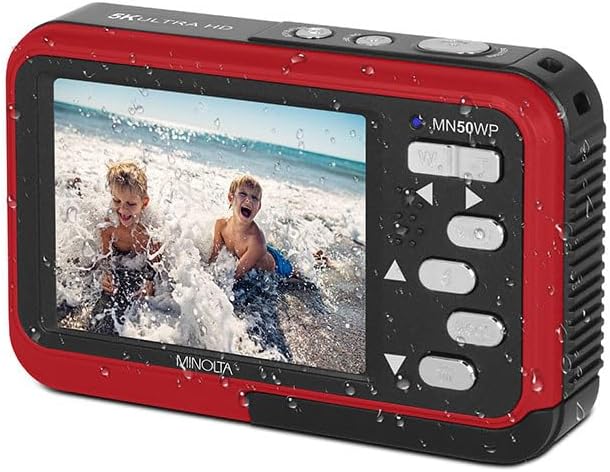 Minolta MN50WP 48MP 5K Ultra HD Pantalla LCD Dual Cámara Digital Im...