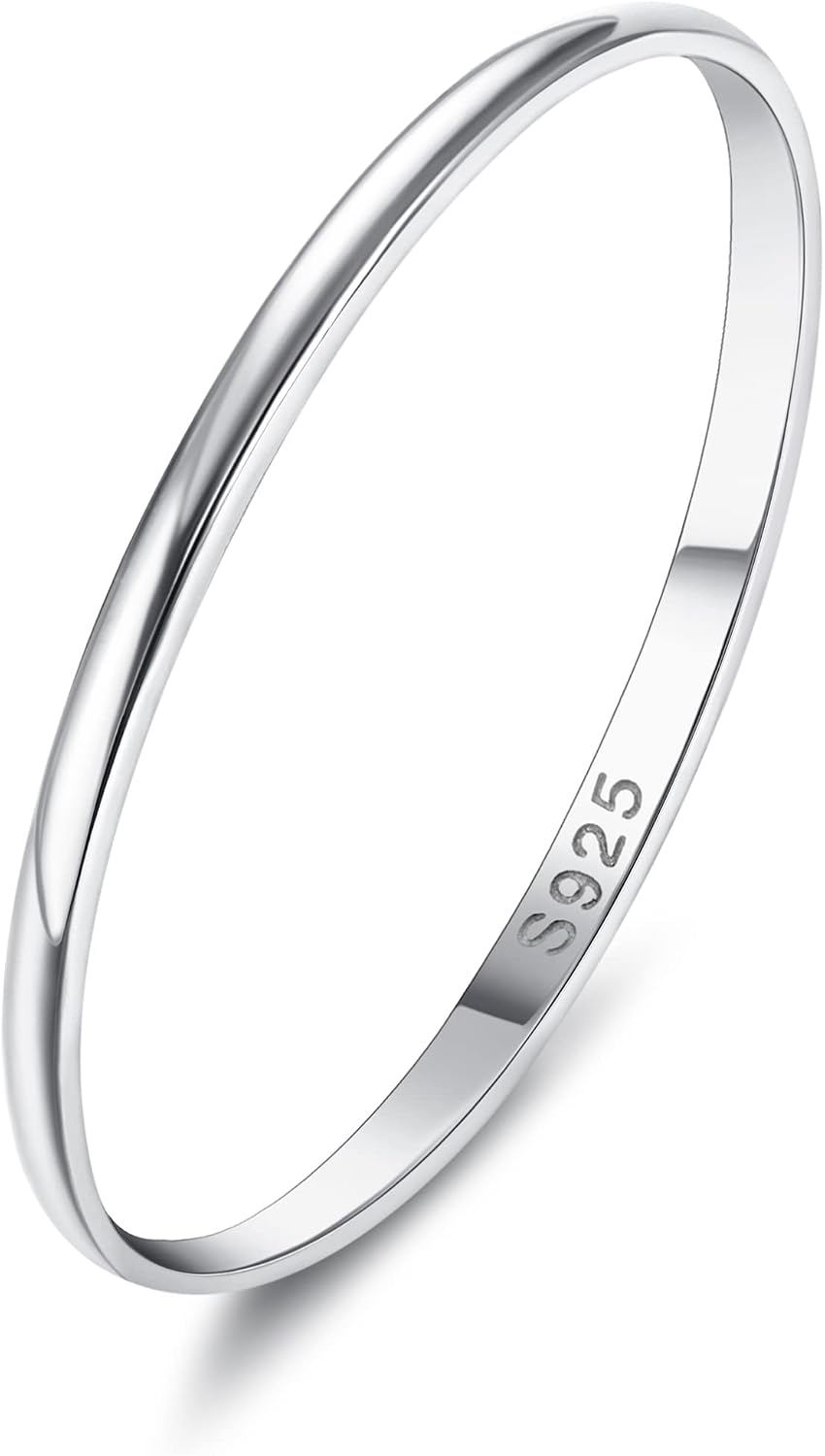 Diamday Anillos de Plata de Ley S925 para Hombre y Mujer, Anillo de...