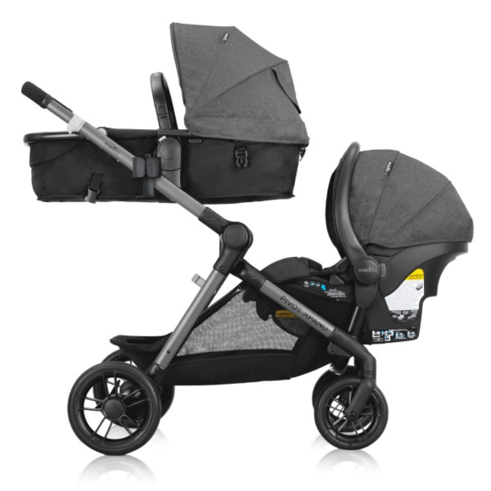 Sistema de viaje modular Evenflo Pivot Xpand con asiento de coche i...