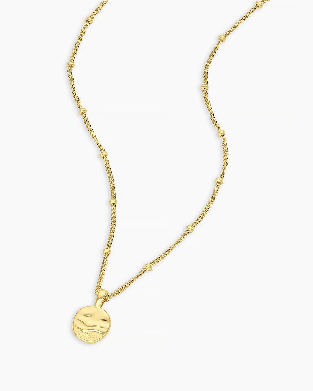 gorjana - Collar Shorebreak de 16 pulgadas - Latón chapado en oro d...