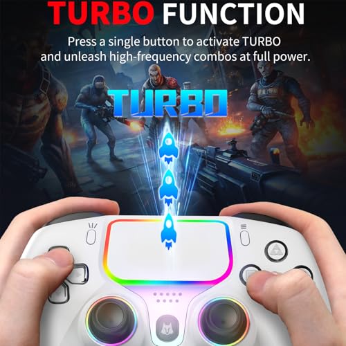 Paquete de 3 controladores con cable NBCP para PS5\/PS4\/PC: incluy...
