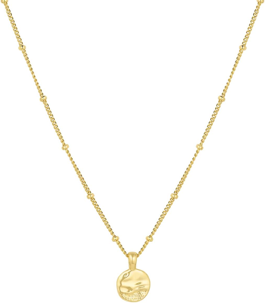 gorjana - Collar Shorebreak de 16 pulgadas - Latón chapado en oro d...