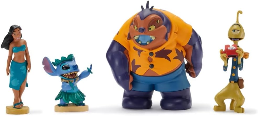 Disney Store Juego de figuras oficiales de Lilo &amp; Stitch, 7 fig...