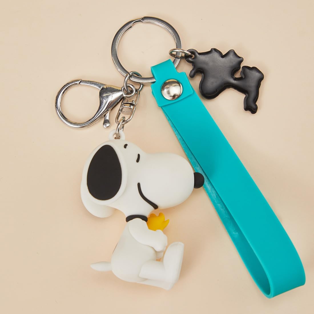 MINISO Snoopy Llavero Colección de Dijes para Bolsa Peanuts Lindo D...