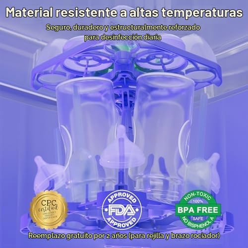 AURAKICH Paquete de lavadora de biberones + 240 tabletas de detergente