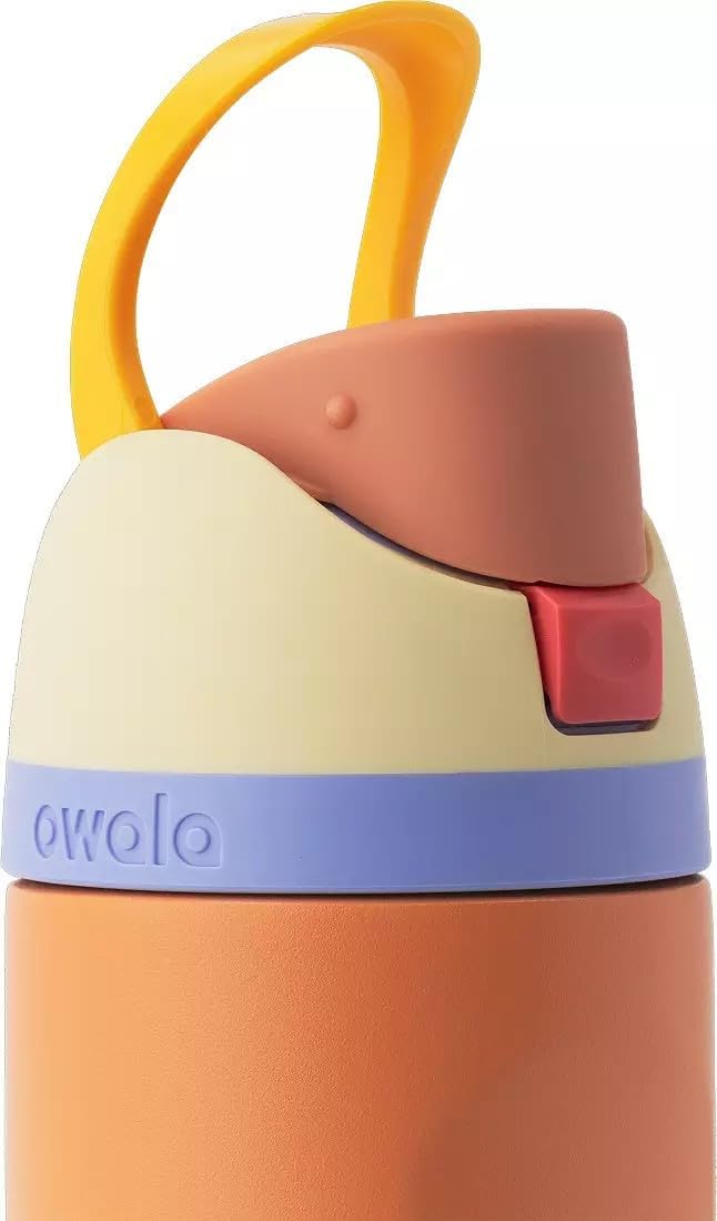 Owala FreeSip - Botella de agua de acero inoxidable, merengue de li...