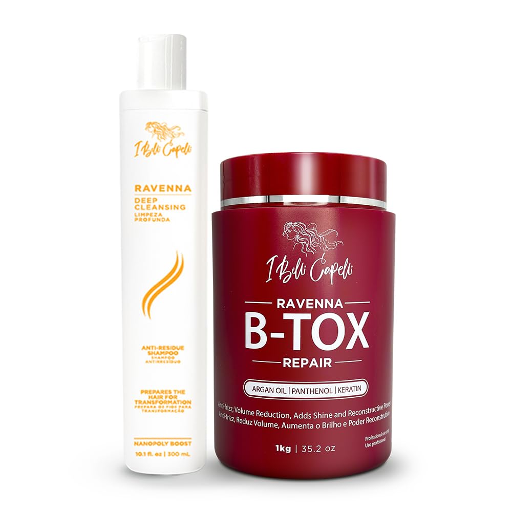 I Belli Capelli Kit de Tratamiento Capilar Ravenna - 1kg\/35.02 oz...