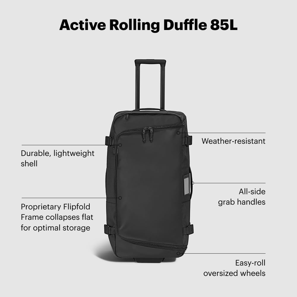 Away Bolsa de viaje con ruedas activa, bolsa de viaje con ruedas de...