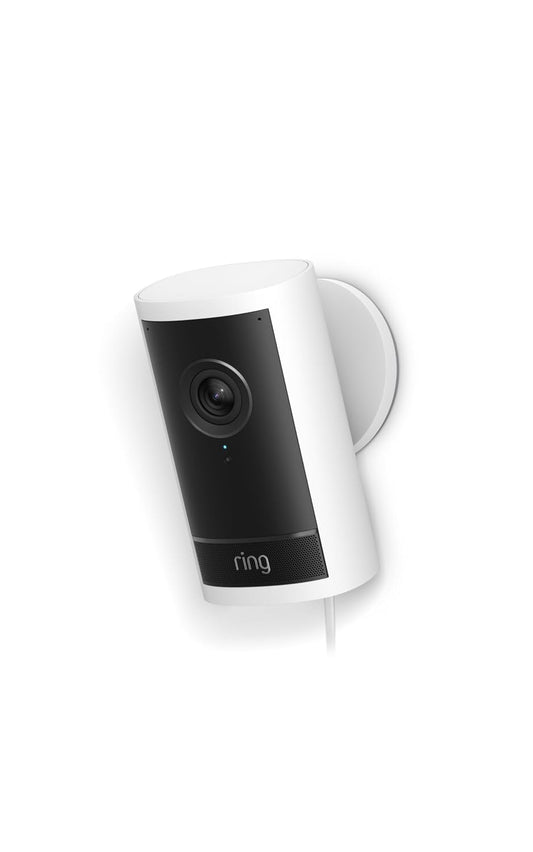 Cámara para exteriores 4K Ring Pro con enchufe (último modelo): vid...