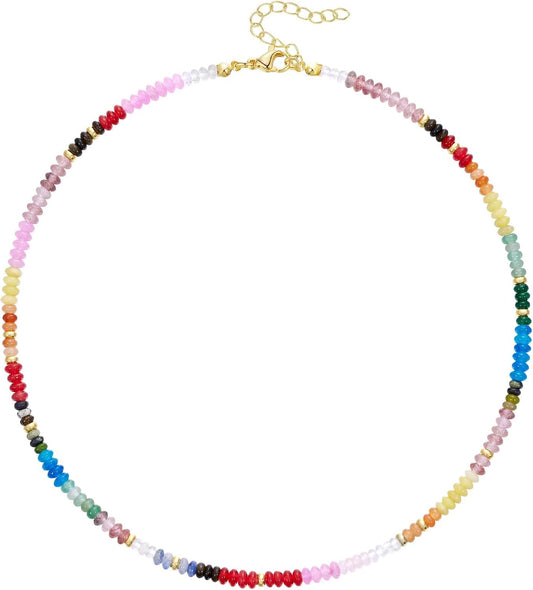 KELORIS PATH Collar de cuentas para mujer, gargantilla de cuentas b...
