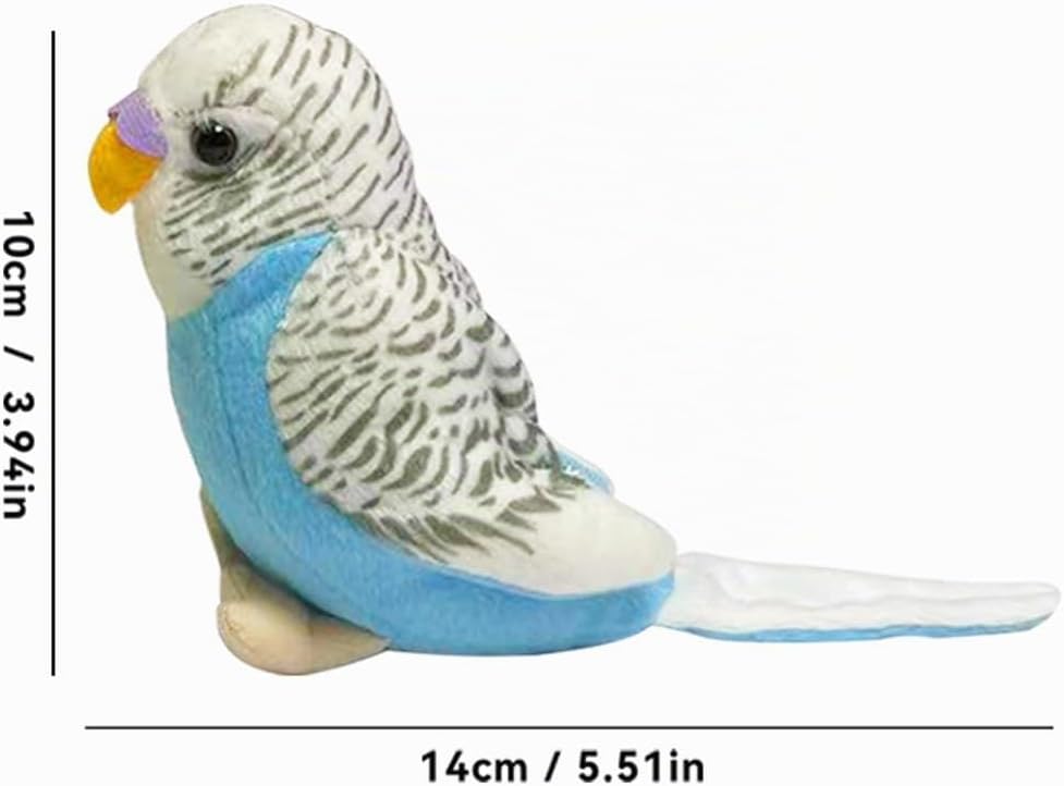 WQY GroceryShop 1 Pieza Juguete de Periquito Relleno, 5.5 pulgadas,...