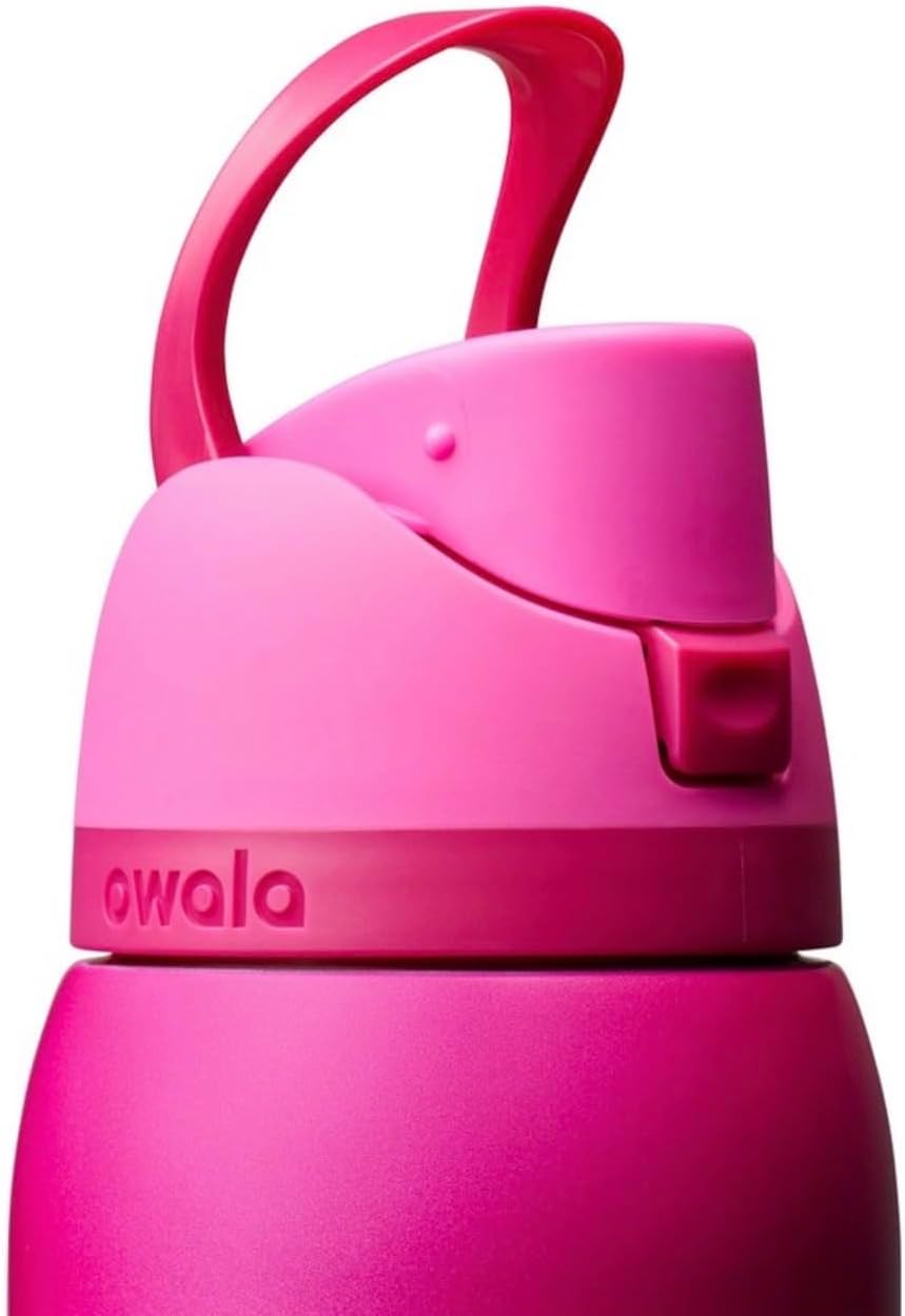 Owala FreeSip - Botella de agua de acero inoxidable, 40 onzas líqui...