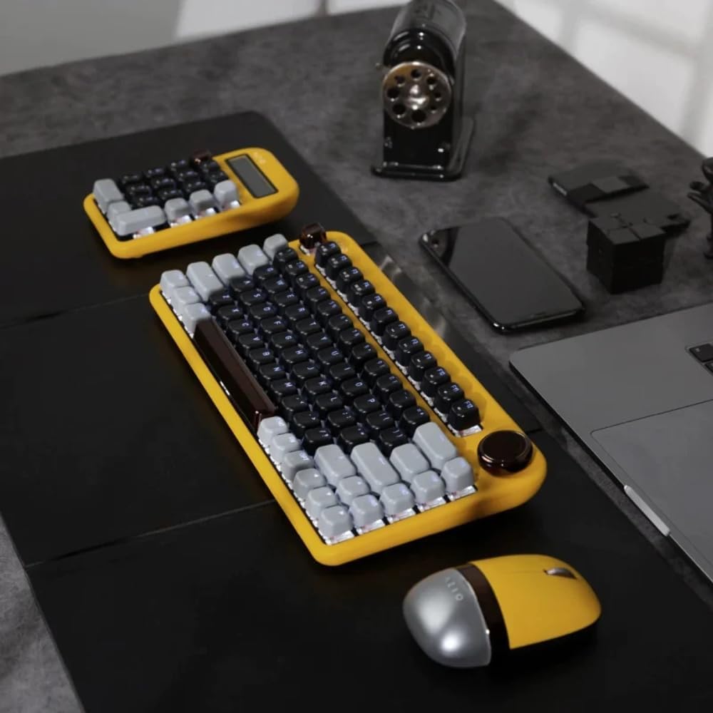 Azio IZO - Teclado mecánico inalámbrico BT5\/USB para PC y Mac, int...