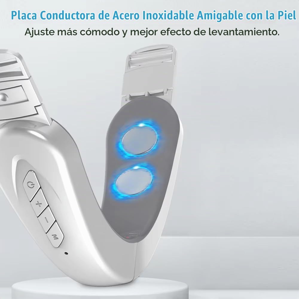 Dispositivo eléctrico de doble barbilla y máquina de cara en V con...